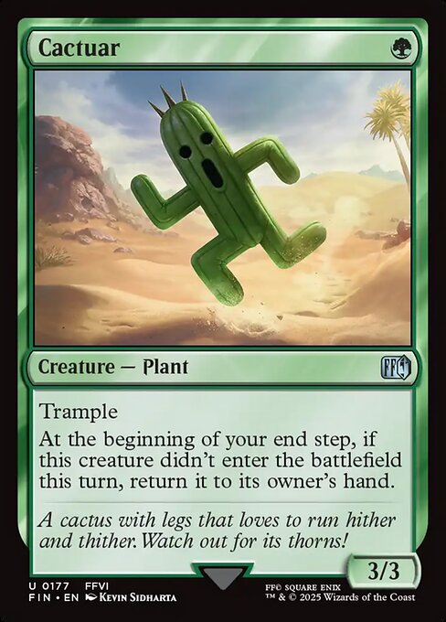 MTG Cactuar FIN 177 Regular Nonfoil