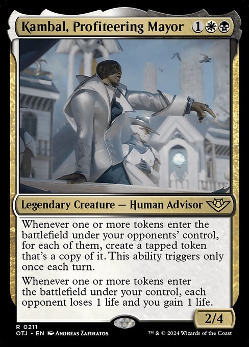 MTG Kambal, Profiteering Mayor OTJ 211 Regular Foil