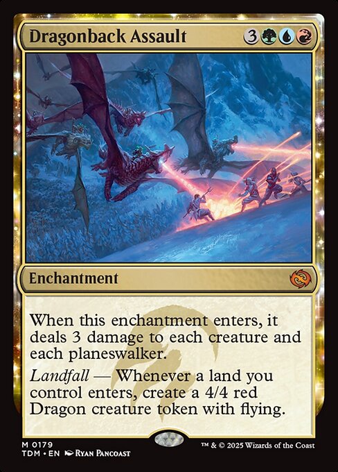MTG Dragonback Assault TDM 179 Regular Nonfoil