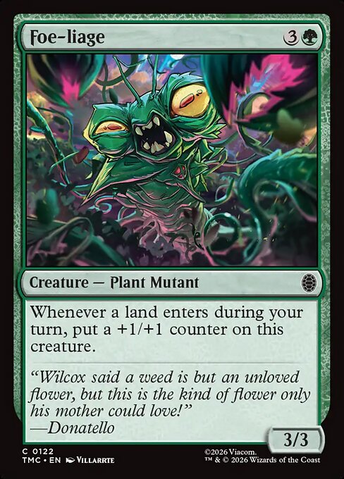 MTG Foe-liage TMC 122 Turtle Team-Up Nonfoil