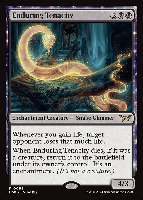 MTG Enduring Tenacity DSK 095 Regular Foil