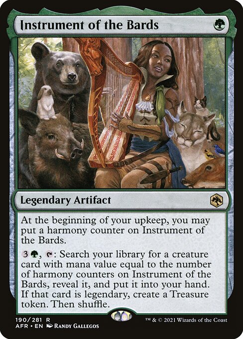 MTG Instrument of the Bards AFR 190 Regular Nonfoil