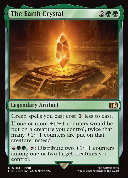 MTG The Earth Crystal FIN 184 Regular Foil