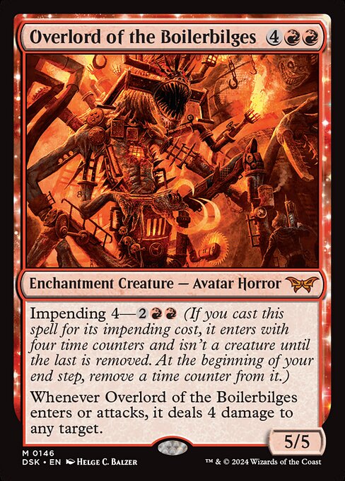 MTG Overlord of the Boilerbilges DSK 146 Regular Foil