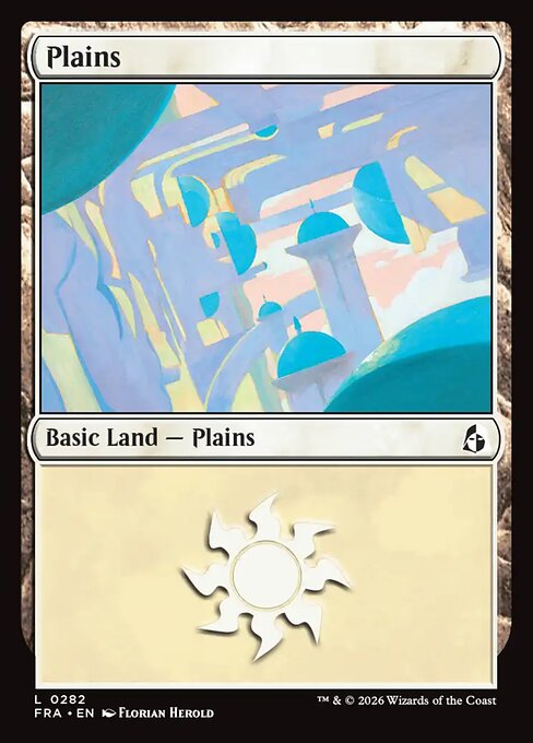 MTG Plains FRA 282 Standard Nonfoil front