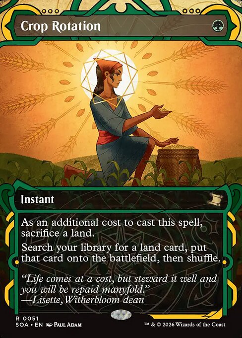 MTG Crop Rotation SOA 051 Mystical Archive Foil