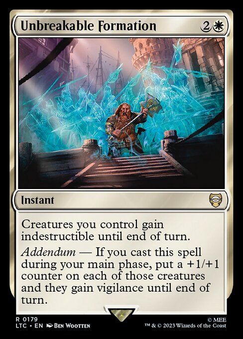 MTG Unbreakable Formation LTC 179 Alternate Art Nonfoil