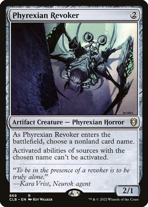 MTG Phyrexian Revoker CLB 868 Commander Deck Nonfoil