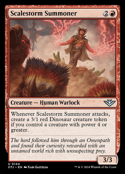 MTG Scalestorm Summoner OTJ 144 Regular Nonfoil