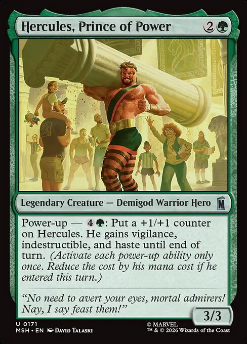 MTG Hercules, Prince of Power MSH 171 Regular Foil
