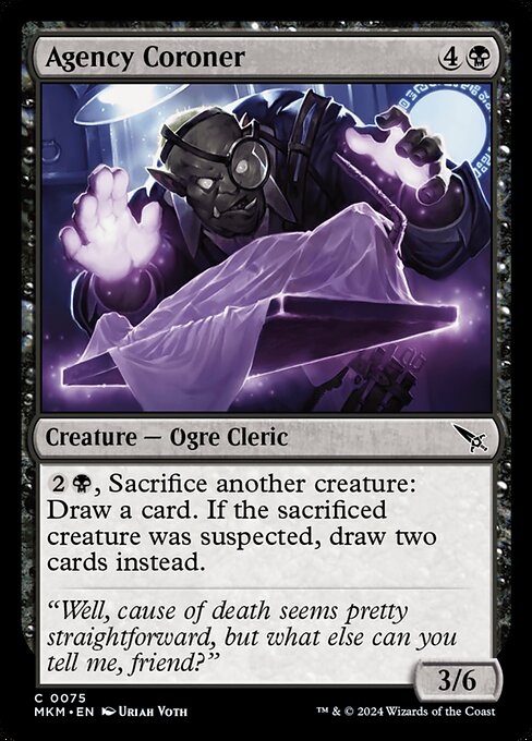 MTG Agency Coroner MKM 075 Regular Nonfoil