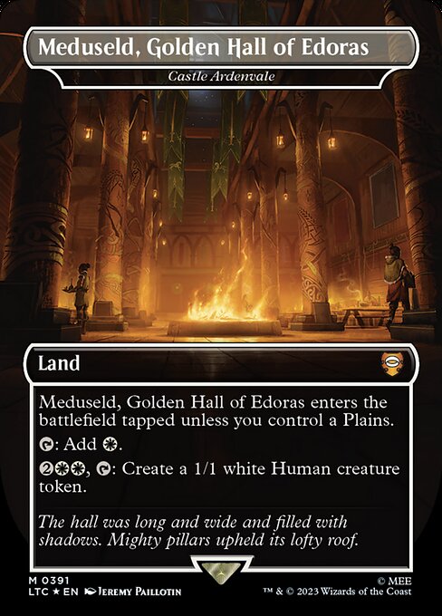 MTG Castle Ardenvale LTC 391 Showcase Ring Surge Foil
