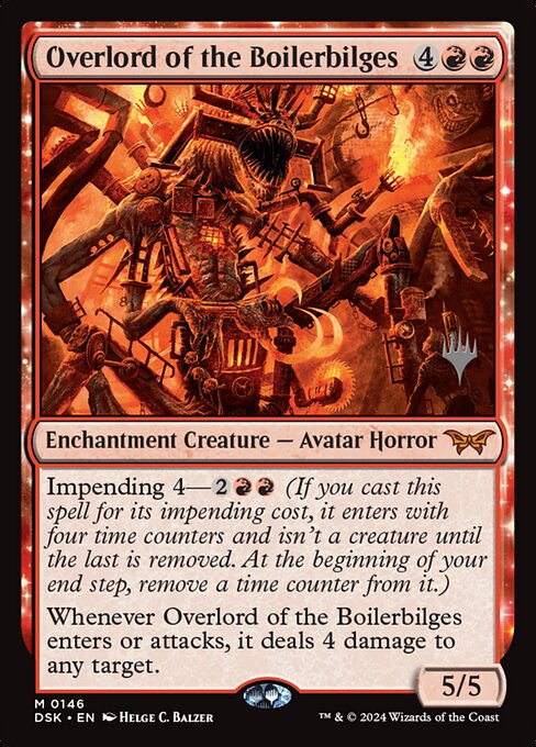 MTG Overlord of the Boilerbilges PDSK 146p Promo Pack Nonfoil