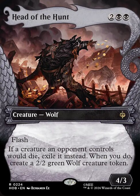 MTG Head of the Hunt HOB 224 Alternate Art Nonfoil