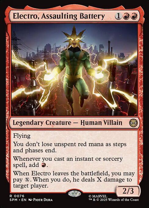 MTG Electro, Assaulting Battery SPM 076 Regular Foil