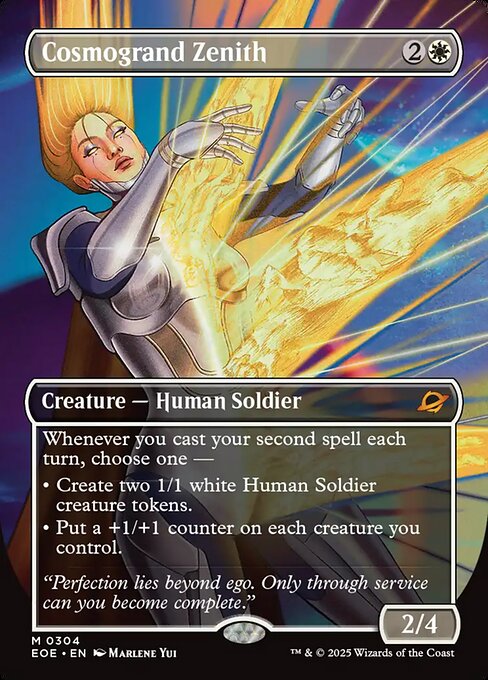 MTG Cosmogrand Zenith EOE 304 Borderless Surreal Space Nonfoil