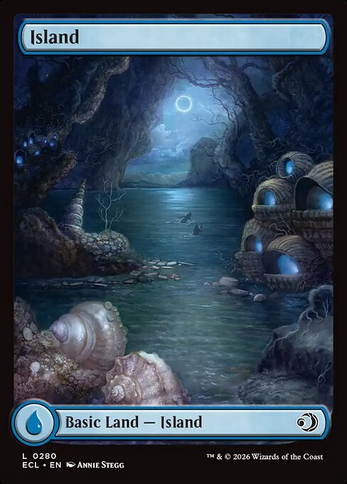 MTG Island ECL 280 Full Art Land Nonfoil