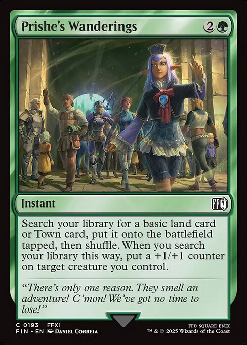MTG Prishe's Wanderings FIN 193 Regular Foil