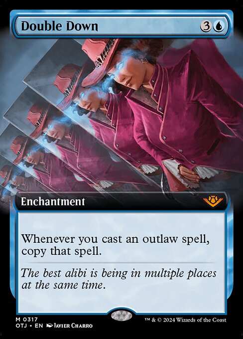 MTG Double Down OTJ 317 Extended Art Foil