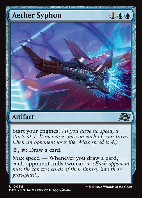 MTG Aether Syphon DFT 038 Regular Foil