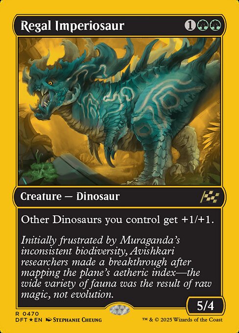 MTG Regal Imperiosaur DFT 470 Regular First-Place Foil