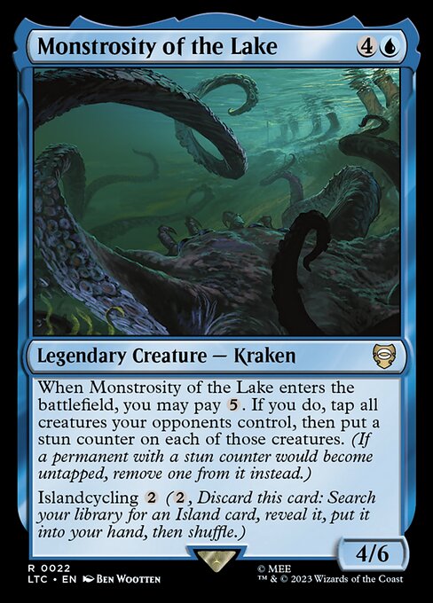 MTG Monstrosity of the Lake LTC 022 Regular Nonfoil