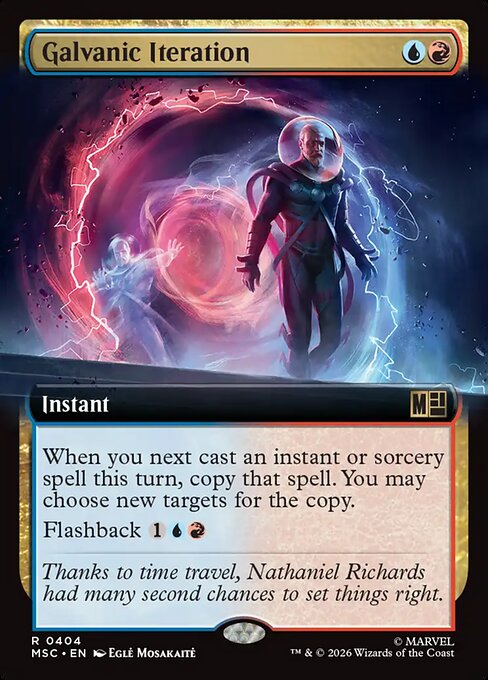 MTG Galvanic Iteration MSC 404 Extended Art Nonfoil