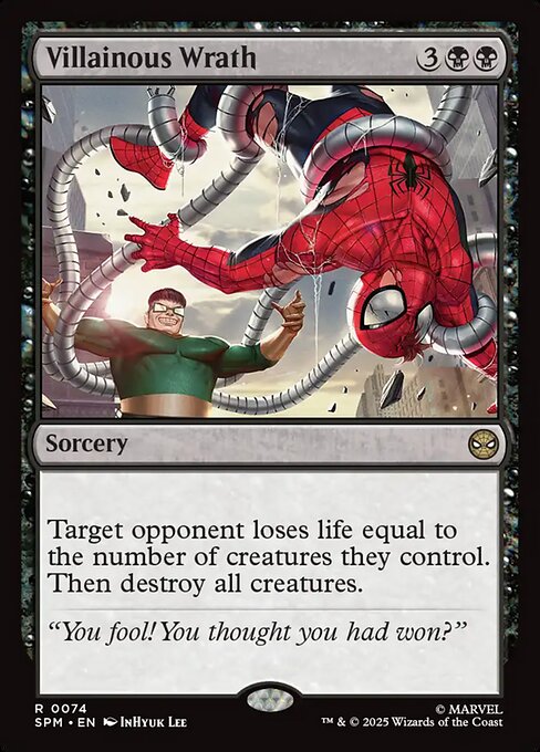 MTG Villainous Wrath SPM 074 Regular Foil