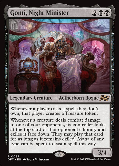 MTG Gonti, Night Minister DFT 087 Regular Nonfoil