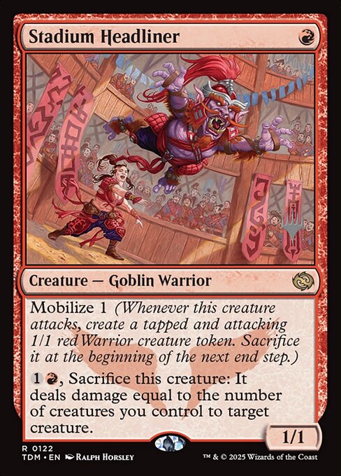 MTG Stadium Headliner PTDM 122p Promo Pack Nonfoil