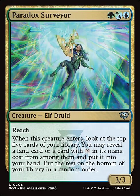 MTG Paradox Surveyor SOS 208 Regular Nonfoil