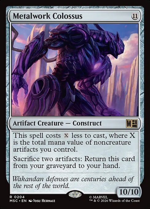 MTG Metalwork Colossus MSC 204 Regular Nonfoil