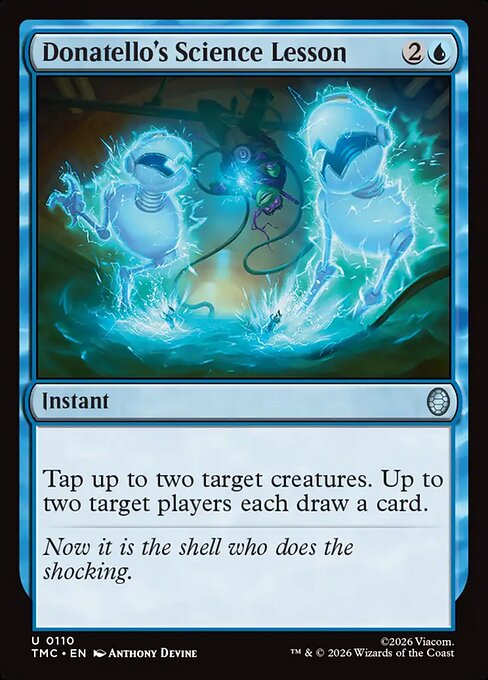 MTG Donatello's Science Lesson TMC 110 Turtle Team-Up Nonfoil