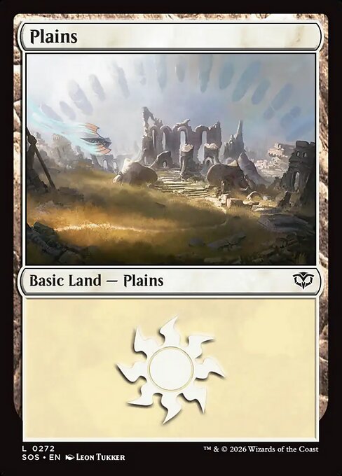 MTG Plains SOS 272 Regular Foil