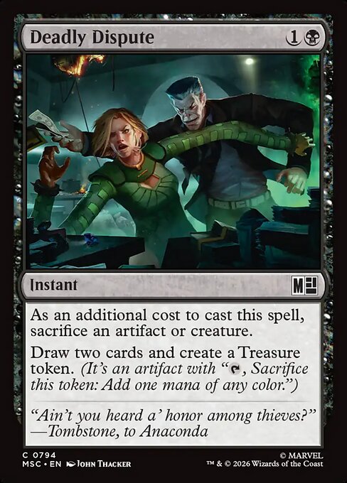MTG Deadly Dispute MSC 794 Regular Foil