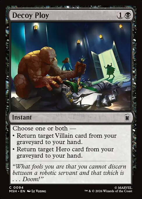MTG Decoy Ploy MSH 094 Regular Nonfoil