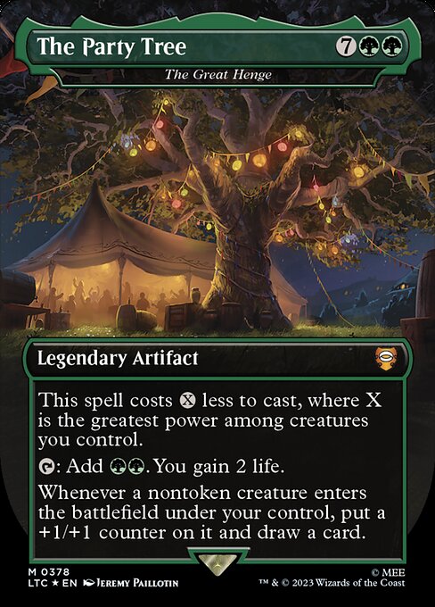 MTG The Great Henge LTC 378 Showcase Ring Surge Foil