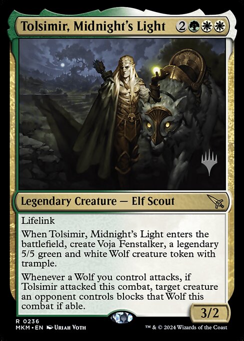MTG Tolsimir, Midnight's Light PMKM 236p Promo Pack Nonfoil