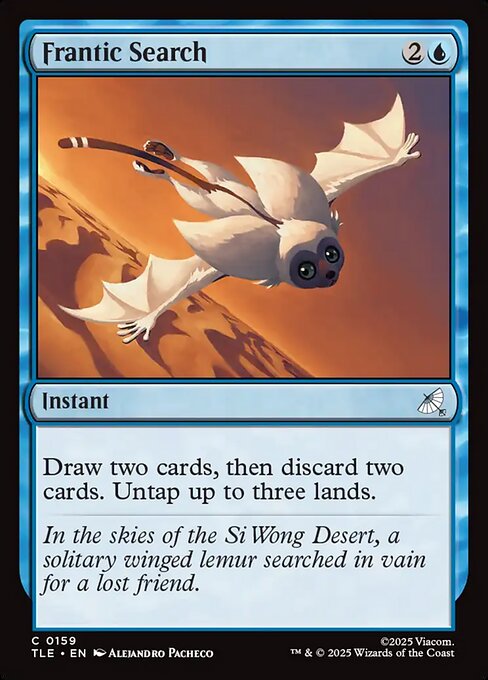 MTG Frantic Search [TLE 159] Nonfoil