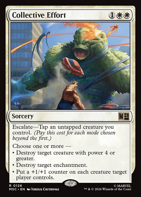 MTG Collective Effort MSC 126 Regular Surge Foil