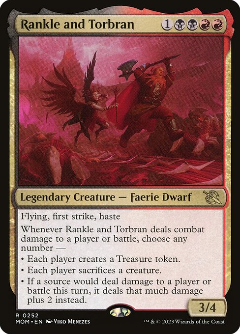 MTG Rankle and Torbran MOM 252 Regular Nonfoil
