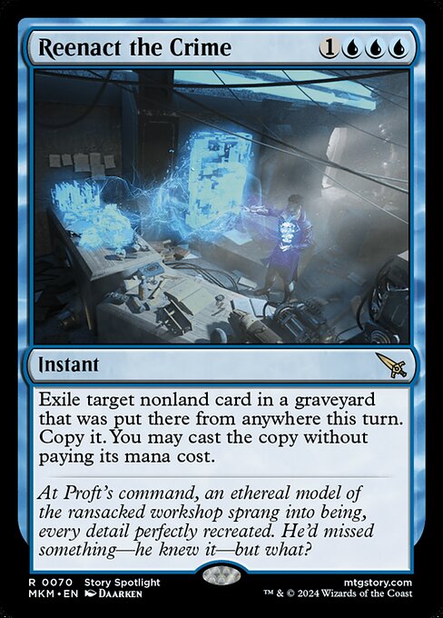 MTG Reenact the Crime MKM 070 Regular Foil