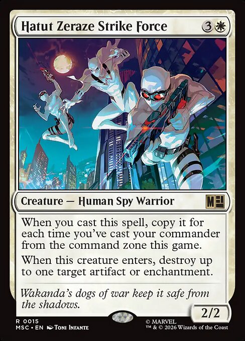MTG Hatut Zeraze Strike Force MSC 015 Regular Surge Foil