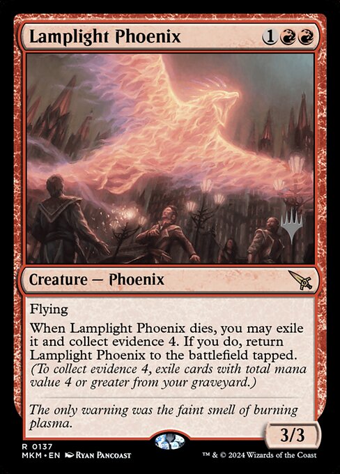 MTG Lamplight Phoenix PMKM 137p Promo Pack Nonfoil