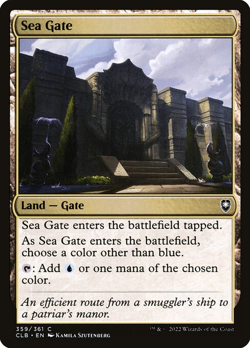 MTG Sea Gate CLB 359 Regular Foil