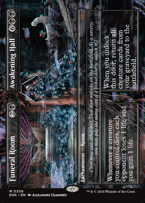 MTG Funeral Room // Awakening Hall DSK 338 Borderless Nonfoil
