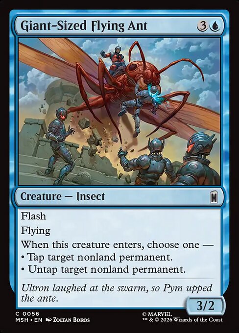 MTG Giant-Sized Flying Ant MSH 056 Regular Foil