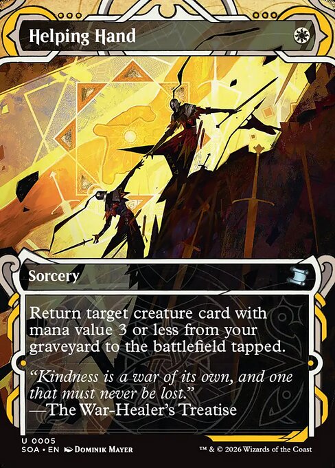 MTG Helping Hand SOA 005 Mystical Archive Foil