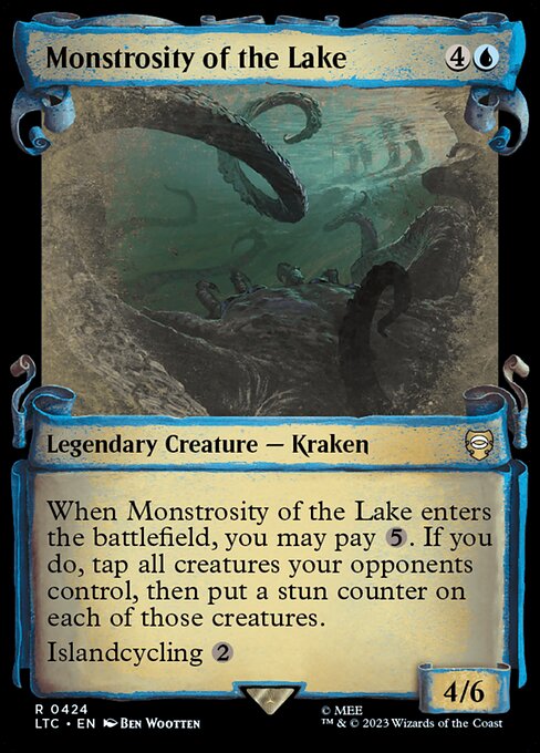 MTG Monstrosity of the Lake LTC 424 Alternate Art Nonfoil