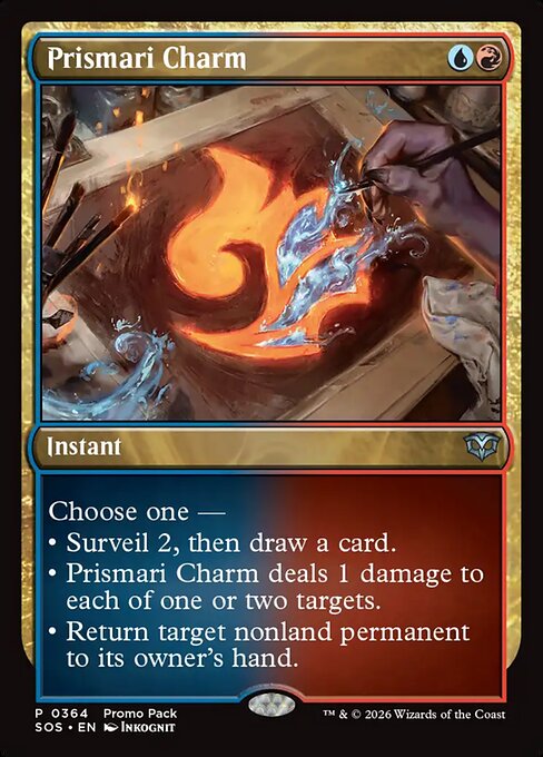 MTG Prismari Charm SOS 364 Alternate Art Nonfoil